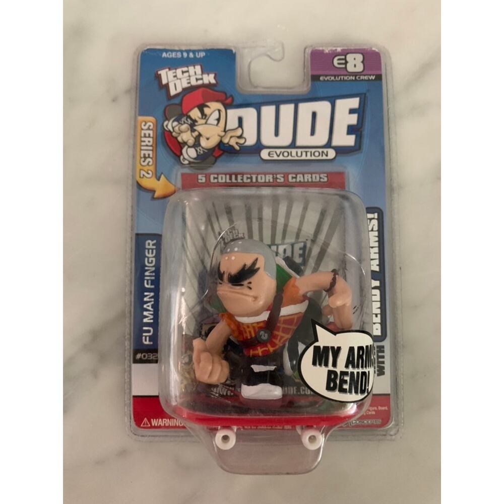 NIP Fu Man Finger Tech Deck Dude